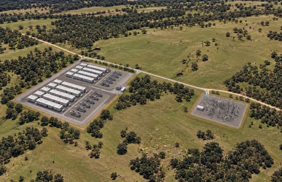 Battery storage site representative of NSW BESS (Snowy Region).